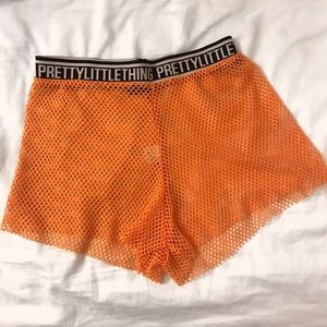 PLT Fishnet Shorts